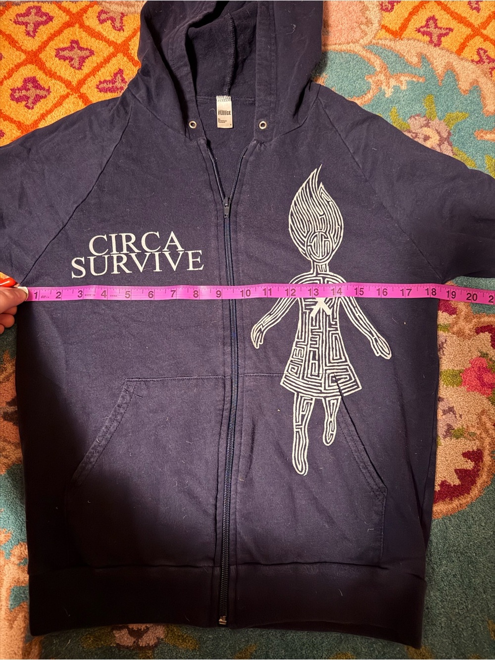 Circa Survive Zip Hoodie S - Picture 5 of 6